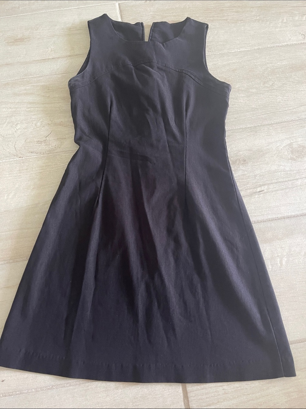 Poema Black Sleeveless Mini Dress